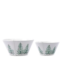 Vietri Lastra Holiday Stacking Cereal Bowl