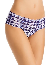 Cosabella Never Say Never Printed Low Rise Lace Boyshorts