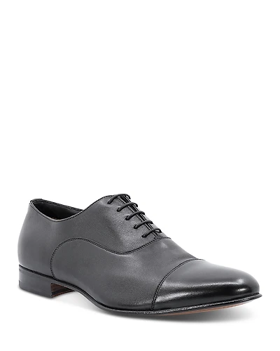 Santoni Men's Darian Cap Toe Dress Shoes