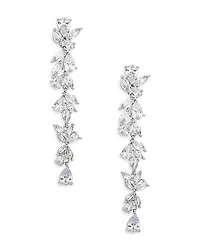 Shashi Fallen Leaf Linear Drop Earrings