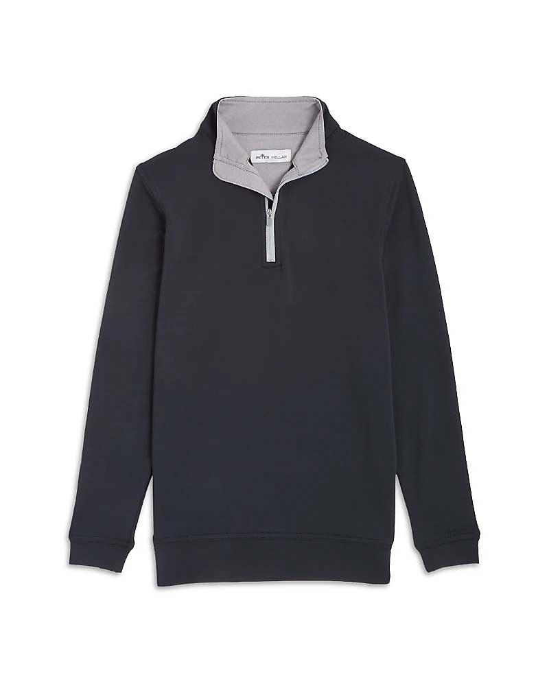 Peter Millar Boys' Perth Youth Quarter Zip Sweater - Little Kid, Big Kid
