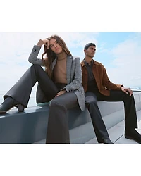 Zaine Slim Straight Stretch Pants Precision Ponte