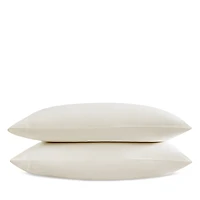 Vera Wang Solid Cvc Sateen Natural Queen Pillowcase, Pair
