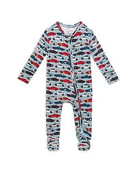 Posh Peanut Boys' Miles Printed Footed Coverall - Baby