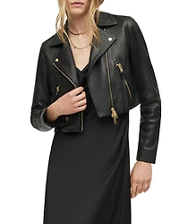 Allsaints Elora Leather Biker Jacket