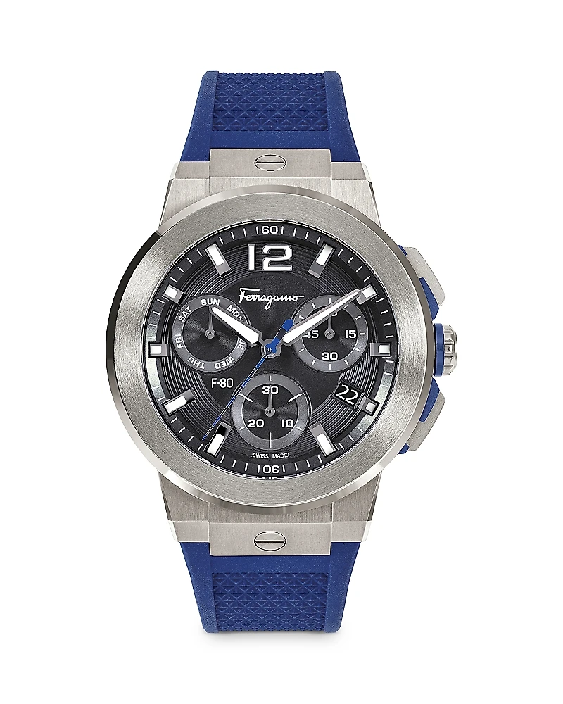 Salvatore Ferragamo F-80 Titanium Tech Chronograph, 44mm