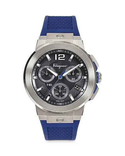 Salvatore Ferragamo F-80 Titanium Tech Chronograph, 44mm