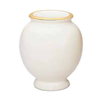 Aerin Siena Small Vase, Cream