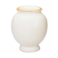 Aerin Siena Small Vase, Cream