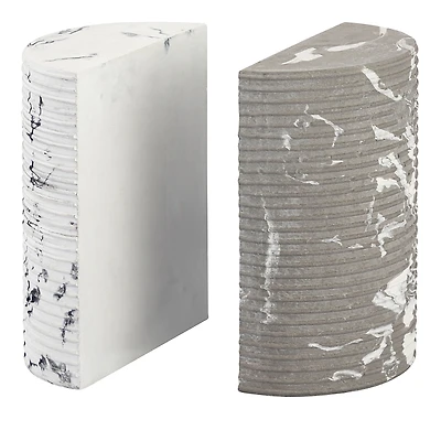 Tov Furniture Terra Concrete Bookends, Set of 2