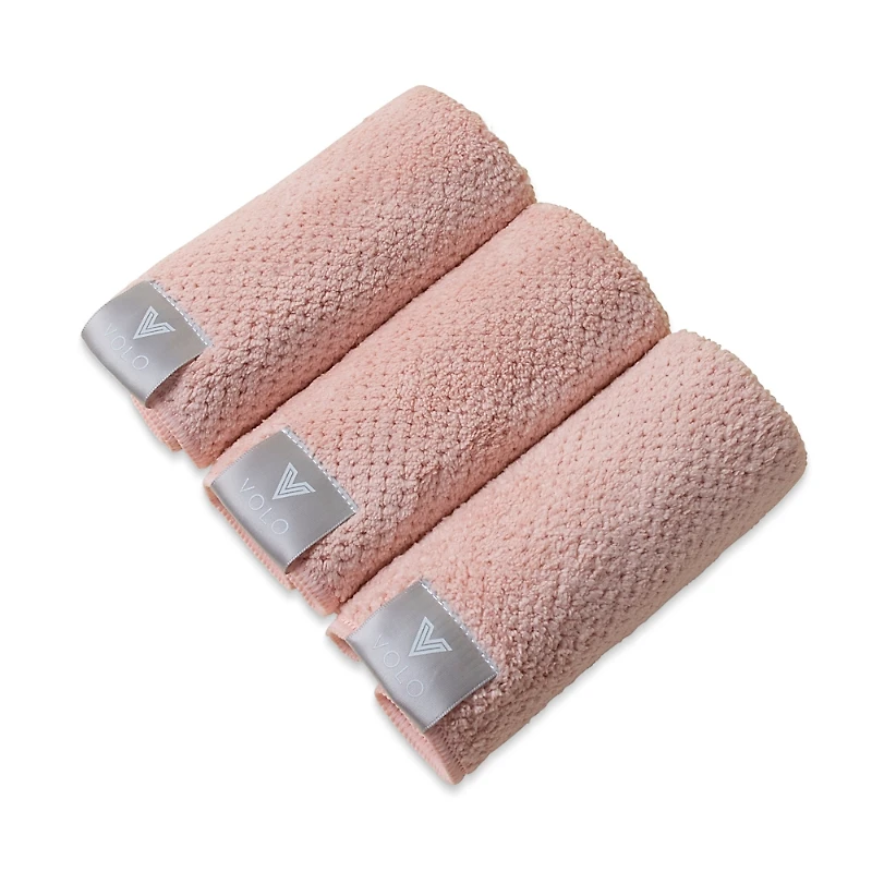 Volo Beauty 3-Pc. Face Towels with Reusable Tote