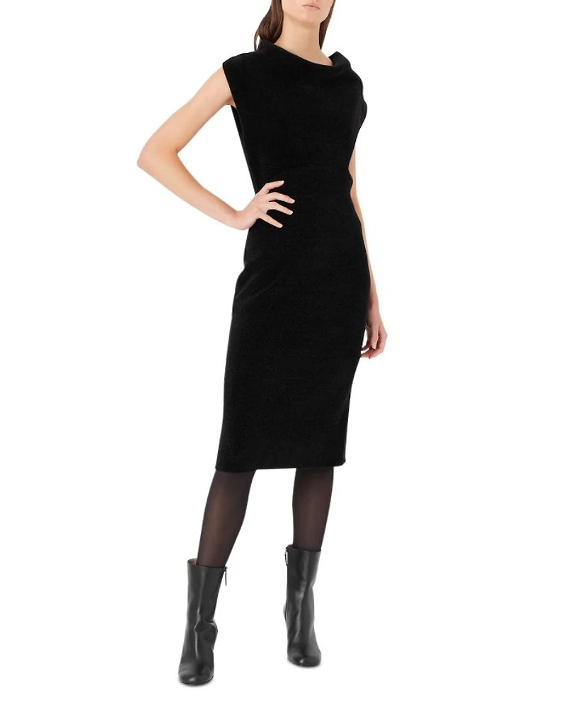 Cowl Neck Knit Dress