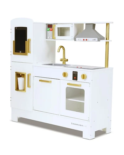 Kids Little Chef Munich Retro Play Kitchen White - Ages 3-7