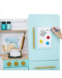 Kids Biscay Delight Classic Play Kitchen Mint - Ages 3-7