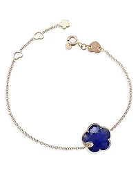 Pasquale Bruni 18K Rose Gold Petit Joli Lapis Doublet & Diamond Floral Bracelet
