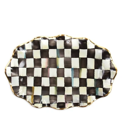 Courtly Check Serving Platter