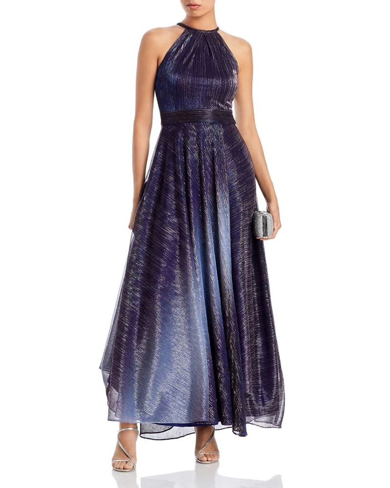 Metallic Ombré Gown - Exclusive