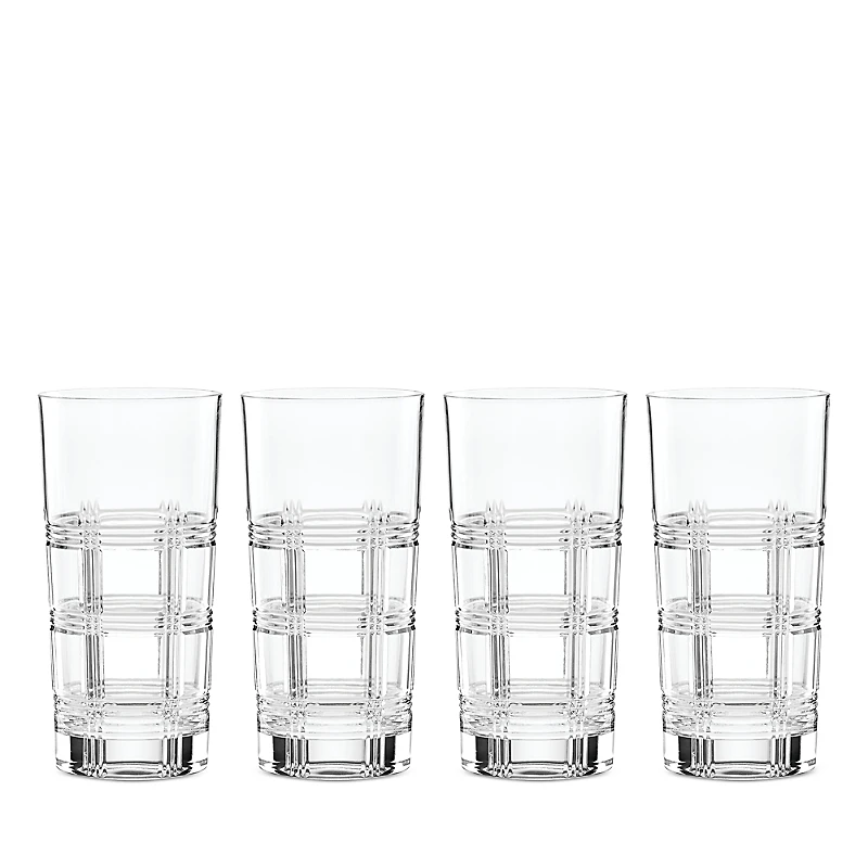 Reed & Barton Hudson Highball Glasses, Set of 4