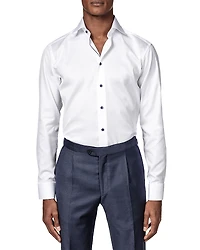 Eton Contemporary Fit Twill Dress Shirt