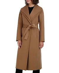 Tahari Elliot Belted Wrap Coat