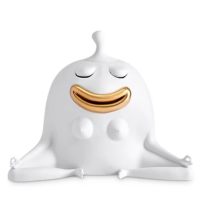 L'Objet Haas Meditator White Incense Burner