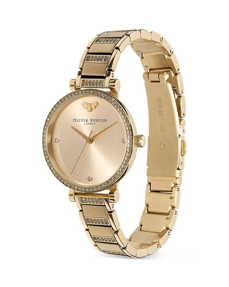 Belgrave Crystal Pavé Watch, 32mm