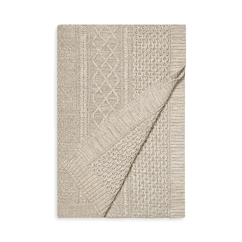 Boll & Branch Aran Knit Throw Blanket