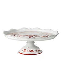 Juliska Country Estate Winter Frolic Ruby Cake Stand