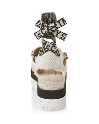 Women's Gaia Platform Ankle Wrap Espadrilles