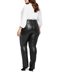 Plus Marilyn Faux Leather Jeans