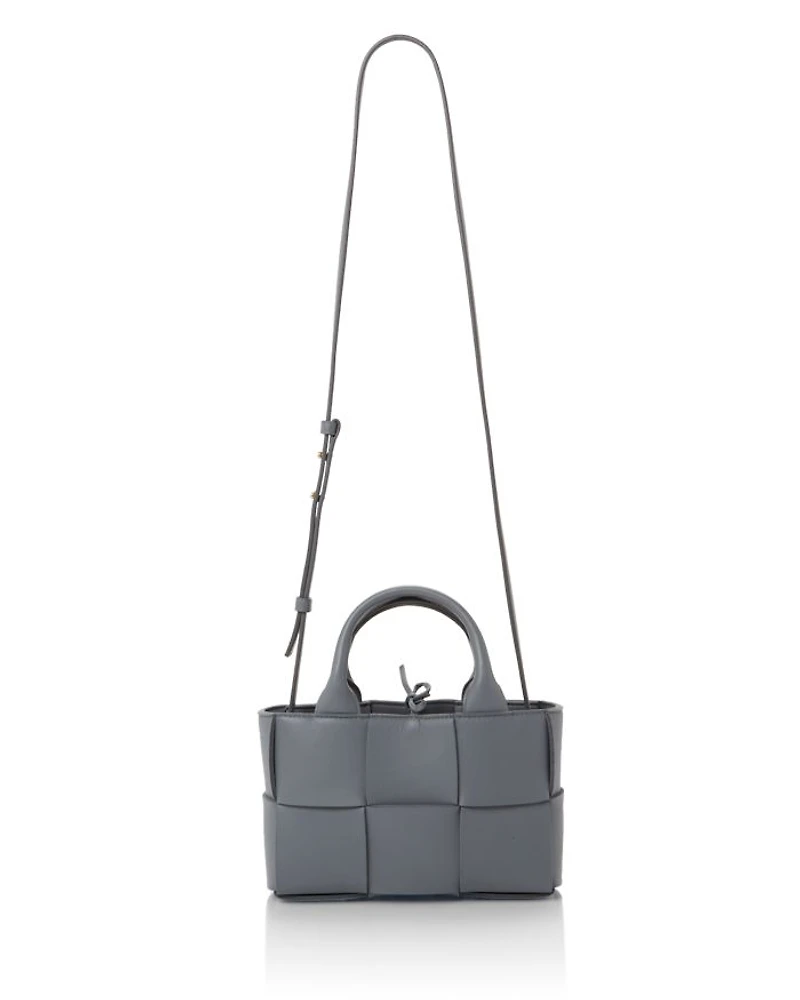 Arco Woven Intreccio Leather Tote