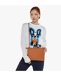 Aren Crossbody Pouch in Monogram Leather