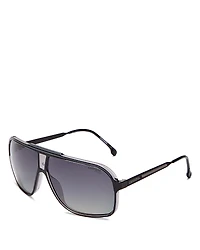 Carrera Grand Prix 3 Rectangle Sunglasses, 64mm