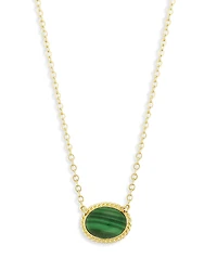 Bloomingdale's Fine Collection Malachite Pendant Necklace