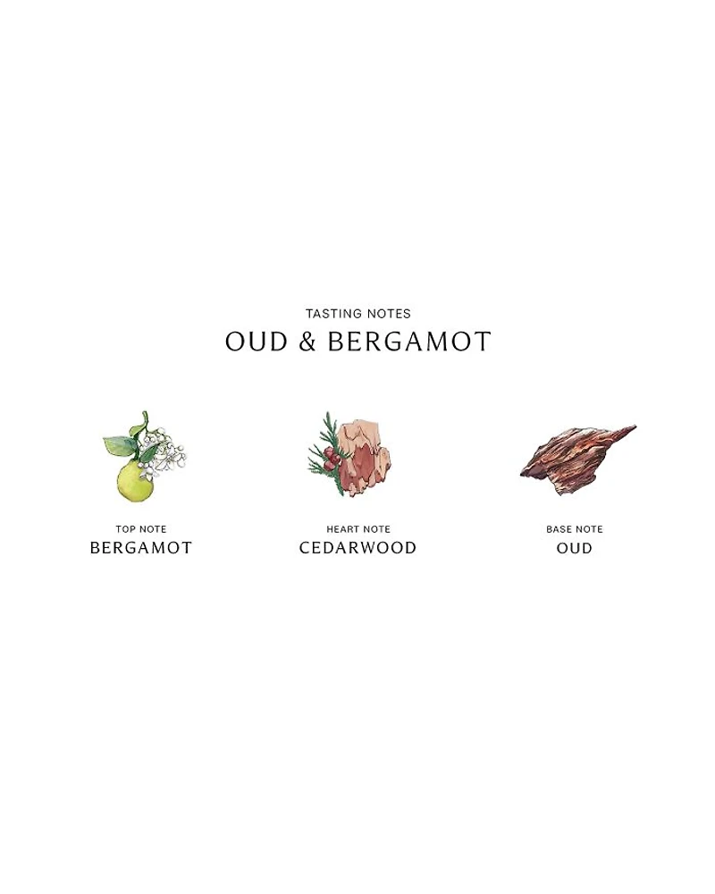 Oud & Bergamot Home Candle 7 oz.