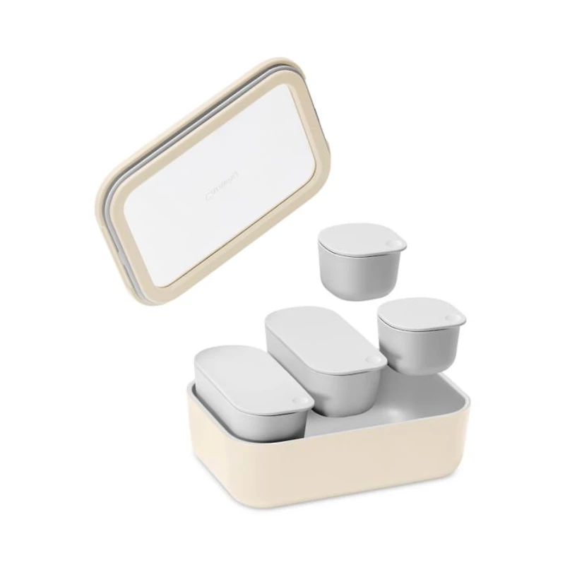 14-Piece Ceramic Coated Glass Food Storage Set