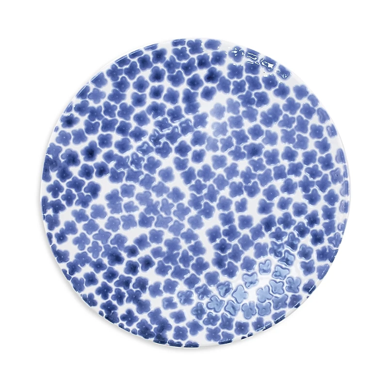 Vietri Santorini Flower Dinner Plate