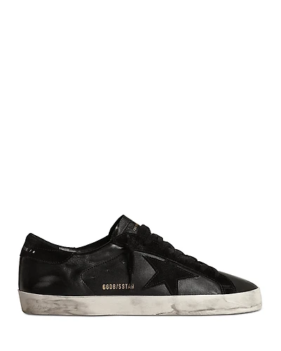 Golden Goose Men's Super Star Lace Up Sneakers