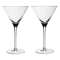 American Bar Corinne Tall Martini Glass, Set of 2