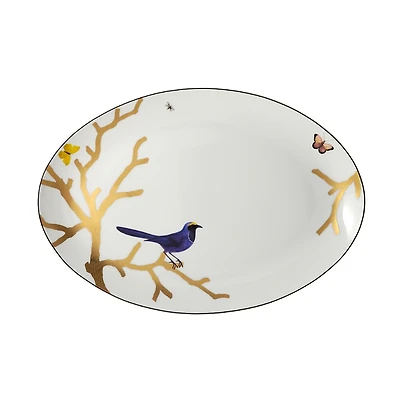 Bernardaud Aux Oiseaux Oval Platter