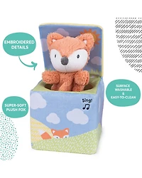 Baby GUND Fox in a Box Animated Plush Activity Toy - Ages 0+