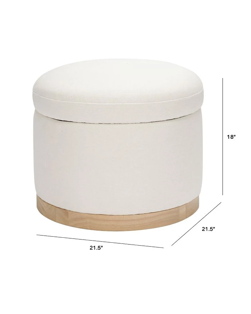 Naka Performance Upholstered Storage Ottoman