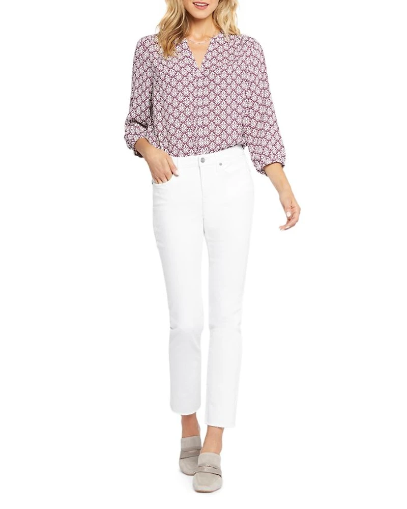 Petite Sheri High Rise Cropped Skinny Jeans Artist Blue