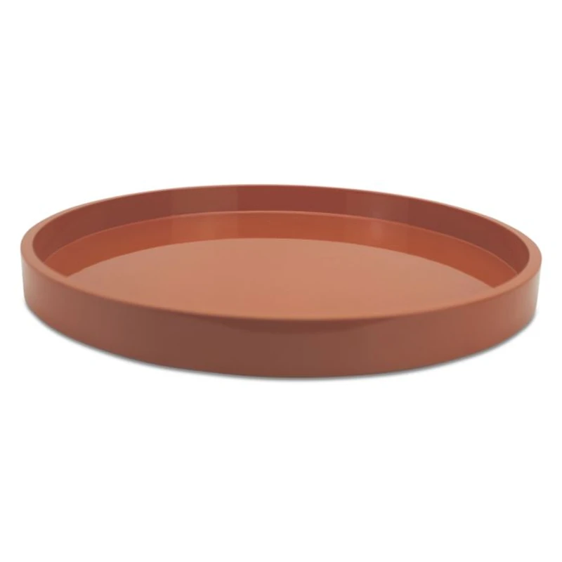 16" Round Lacquer Tray