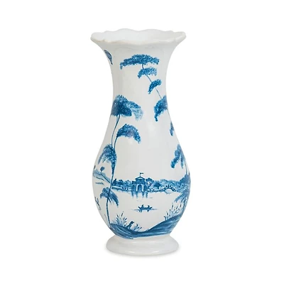 Country Estate Delft Blue 9" Vase