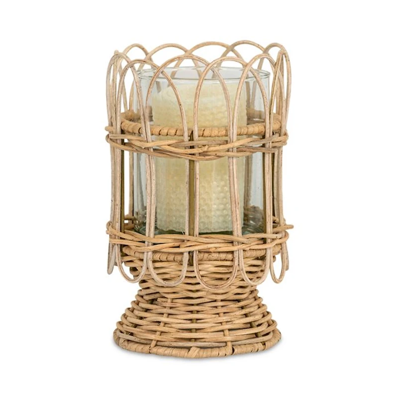 Provence Rattan Whitewash Medium Hurricane