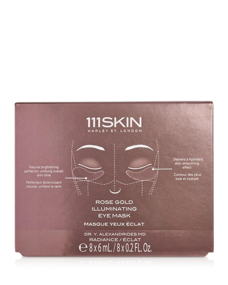 Rose Gold Illuminating Eye Mask Box, 8 Piece