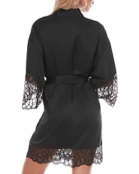 Gabby Satin Kimono Robe
