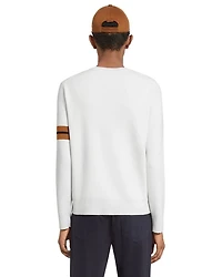 White High Performance™ Wool Crewneck Sweater