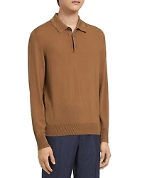 Zegna Vicuna Cashseta Light Polo Shirt